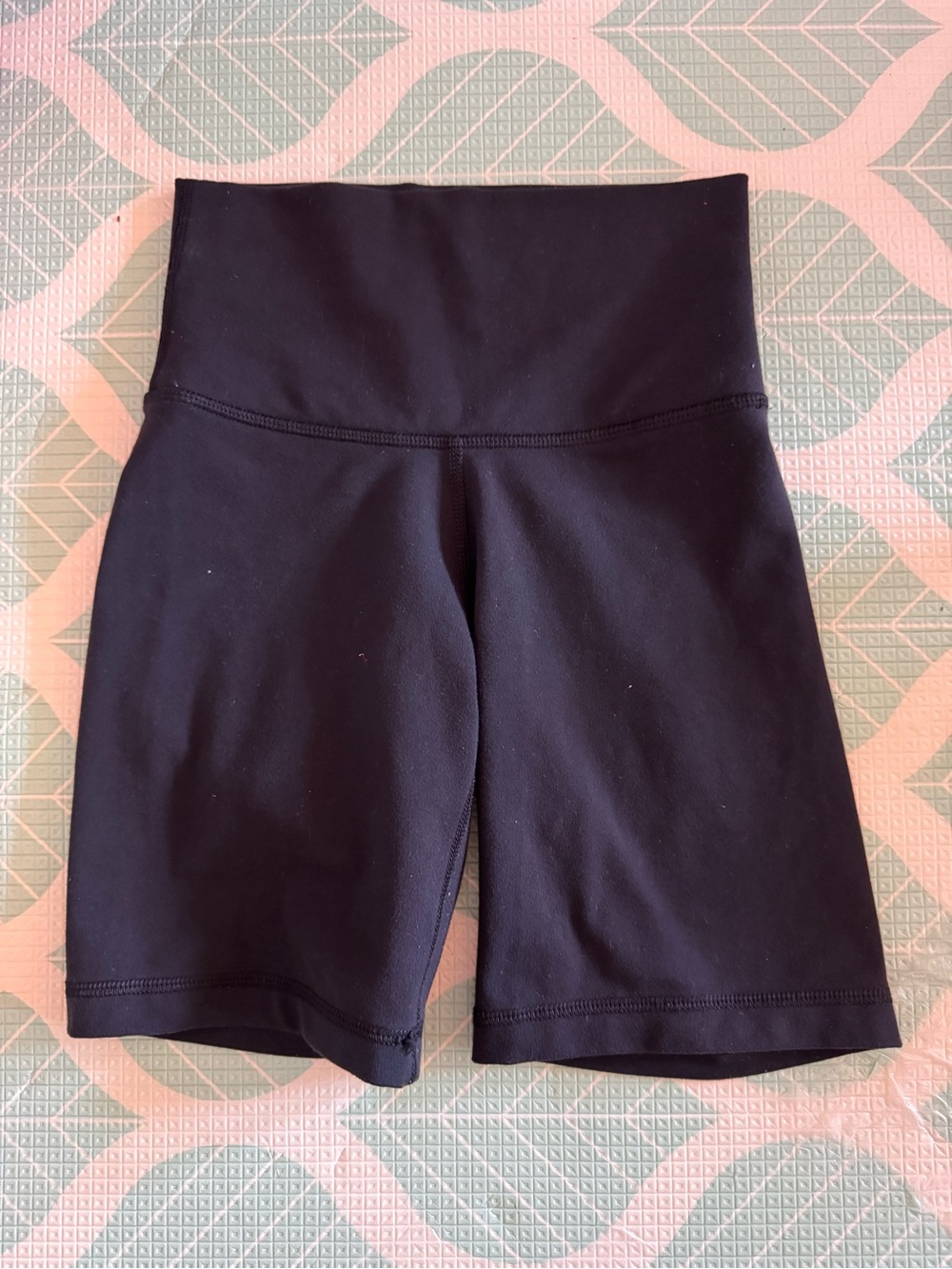 TNA Black High-Rise Bike Shorts